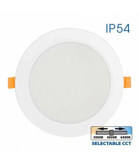 LED DOWNLIGHT VERA LED ∙ 12W ∙ CCT DIP-SWITCH ∙ 3000K-4000K-6400K ∙ IP54 LED DOWNLIGHT VERA LED ∙ 12W ∙ CCT DIP-SWITCH ∙ 3000K-4000K-6400K ∙ IP54