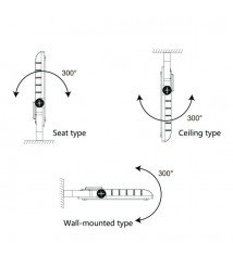 LED STADIUM FLOODLIGHT 240W BA=90° 100-240V 100Lm/W 5700K PF>0.95 IP65