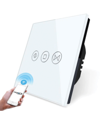 WI-FI SMART TOUCH EU CURTAIN SWITCH WHITE