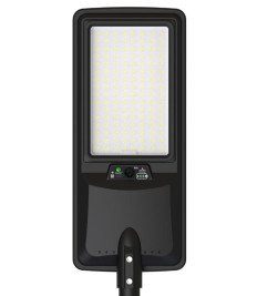 LED SOLAR STREET LIGHT 24W 3600LM 20Ah IP65 6000K + REMOTE CONTROL