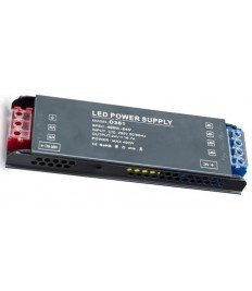 LED STRIP SLIM POWER SUPPLY 400W 24V 15.6A FANLESS- METAL