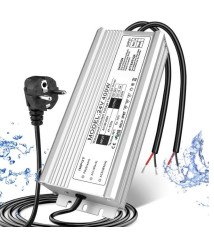 WATERPROOF LED STRIP POWER SUPPLY 300W 12V  25A- METAL IP67