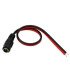 FLEXIBLE CONNECTOR 2 WIRES TO DC FEMALE 