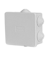  IP BOX 80 x 80 x 40 mm IP44 Wall Divider with Cable Grommet