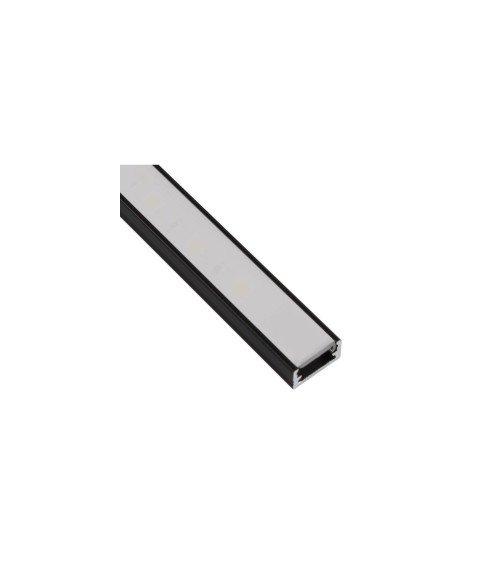 ALUMINIUM PROFILE FOR LED STRIP BLACK LINE MINI L=2m - BUILT-IN W14 x H7mm ALUMINIUM PROFILE FOR LED STRIP BLACK LINE MINI L=2m - BUILT-IN W14 x H7mm