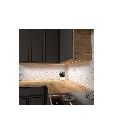 BLACK ALUMINIUM PROFILE RECESSED MINI 2M