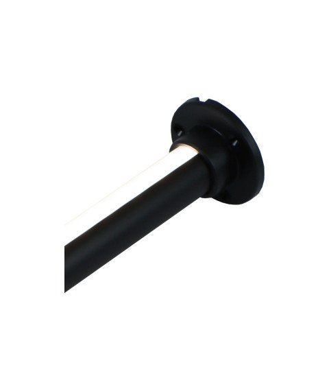 PROFILE RELING BLACK dedicated for wardrobes, opal cover, length 2m PROFILE RELING BLACK dedicated for wardrobes, opal cover, length 2m