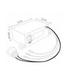 Twilight switch Z1 IP54 220-230V AC 