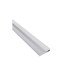 FLOOR LINE PROFILE, PLINTH MOUNTED, 2M, BLACK, OPAL COVER FLOOR LINE PROFILE, PLINTH MOUNTED, 2M, BLACK, OPAL COVER