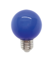 LED BULB E27 GLOBE BLUE 220-240V 3W