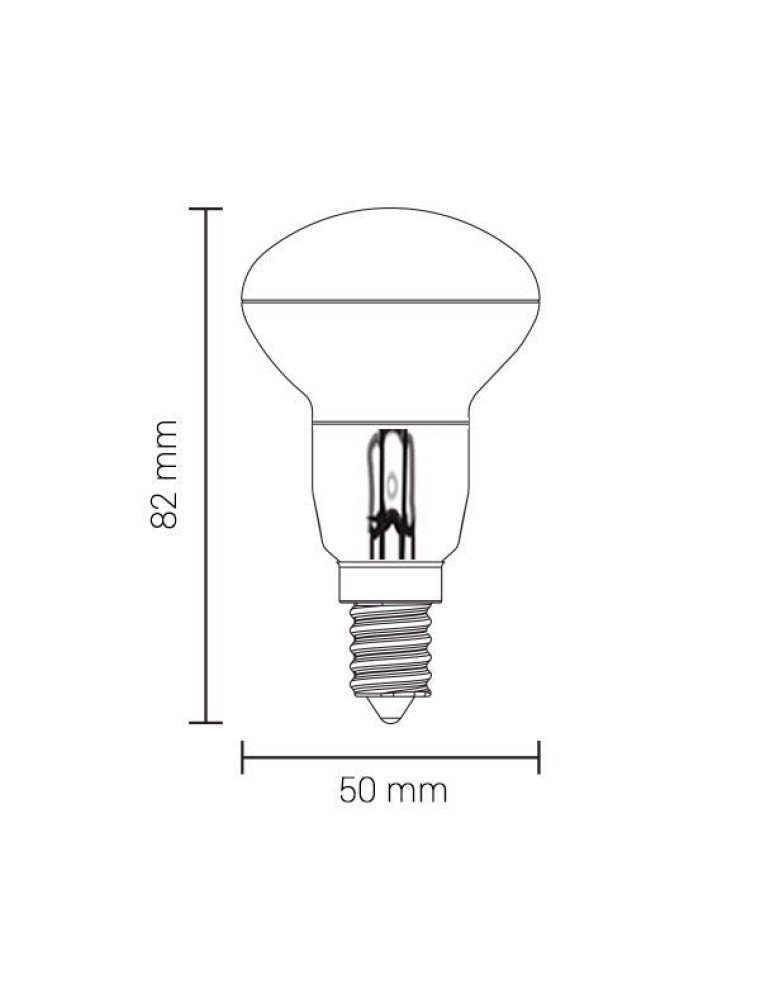 Led R50 Bulb LED BULB R50 5W 600LM 2700K E14 175-265V FILAMENT
